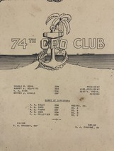 1943 WWII 74th Naval Battalion Sea Bees daily journal of fighting with p... - $197.57
