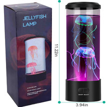 11&quot; Jellyfish Aquarium LED Multicolor Lighting Fish Tank Mood Lamp Night Light - £37.95 GBP