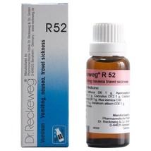 1x Dr Reckeweg Germany R52 Travel Sickness Drops 22ml | 1 Pack - £9.48 GBP