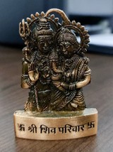 Shiv Parivar Idol Ganesh Parvati Idol Statue 6.5 Cm Height Energized - £9.43 GBP