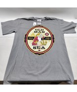 VINTAGE Disney Shirt Mens Small Gray Grumpy Old Man Of The Sea Classic  ... - $17.60 CAD