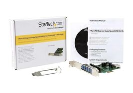 StarTech.com PEXUSB3S7 7 Port PCI Express USB 3.0 Card - Standard &amp; Low-... - $79.88