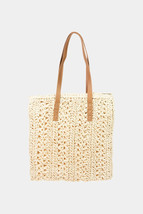 Fame Straw Braided Tote Bag - $57.46 CAD