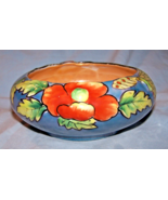 Vintage Japan Lusterware Blue Bowl w/Orange Flowers-Stunning-2 1/2 inche... - €25,58 EUR