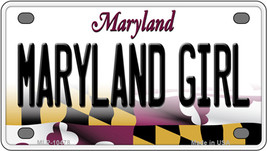 Maryland Girl Maryland Novelty Mini Metal License Plate Tag - £11.23 GBP