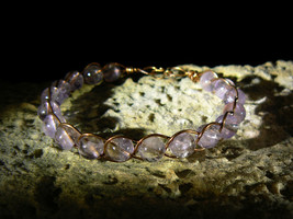 RED WITCH Patroness of Magickal Art Amethyst Bracelet izida haunted no D... - £177.23 GBP