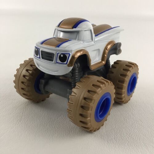 Primary image for Blaze And The Monster Machines Darington Gold White & Blue Variant Die Cast 2014