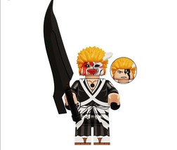 Single Sale Ichigo Kurosaki Cartoon TV Show Anime Bleach Minifigure Block Toys - $6.20