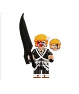 Single Sale Ichigo Kurosaki Cartoon TV Show Anime Bleach Minifigure Bloc... - $8.44 CAD