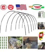 6 Sets of 7FT Grow Tunnel Greenhouse Hoops - Eco-Friendly Fiberglass Kit - $738.34 MXN