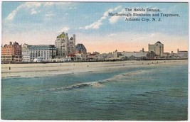 Postcard Hotels Dennis Marlborough-Blenheim &amp; Traymore Atlantic City New Jersey - £2.82 GBP