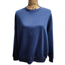 Shein Women&#39;s Classic Navy Blue Crewneck Sweatshirt Casual Pullover XL - $13.23