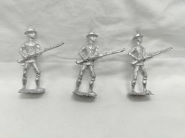 Lot Of (3) Historical Military Infantry With Rifles Lead Miniatures 2&quot; - $23.29 CAD