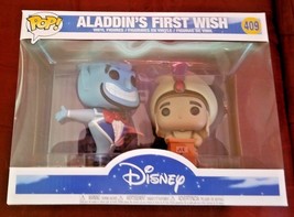 Funko POP! Disney: Movie Moment: Aladdin&#39;s First Wish 409 Genie &amp; Aladdi... - £35.40 GBP