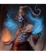 DJINN Genie ILLUMINATI Master Skull &amp; Bones WEALTH God of All Wealth, po... - $172.52 CAD