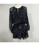 LoveShackFancy Silk Popover Mini Dress Tie Dye Small - $104.99