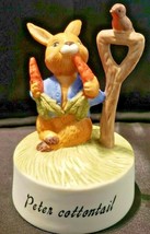 Willitts Inc. Music Box Peter Rabbit In Mr. McGregor&#39;s Garden Melodies Wind Up - £18.68 GBP