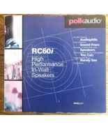 Polk Audio RC60i Pair 6.5&quot; 2-way In-Ceiling Speakers Open Box (1 Pair) - $99.00