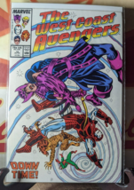 West Coast Avengers 19 Mockingbird vs Phantom Rider Marvel Comics Comic Book Vtg - £3.29 GBP