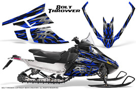 Arctic Cat F Series Snowmobile Graphics Kit Creatorx Decals Bolt Thrower Blue - £221.97 GBP