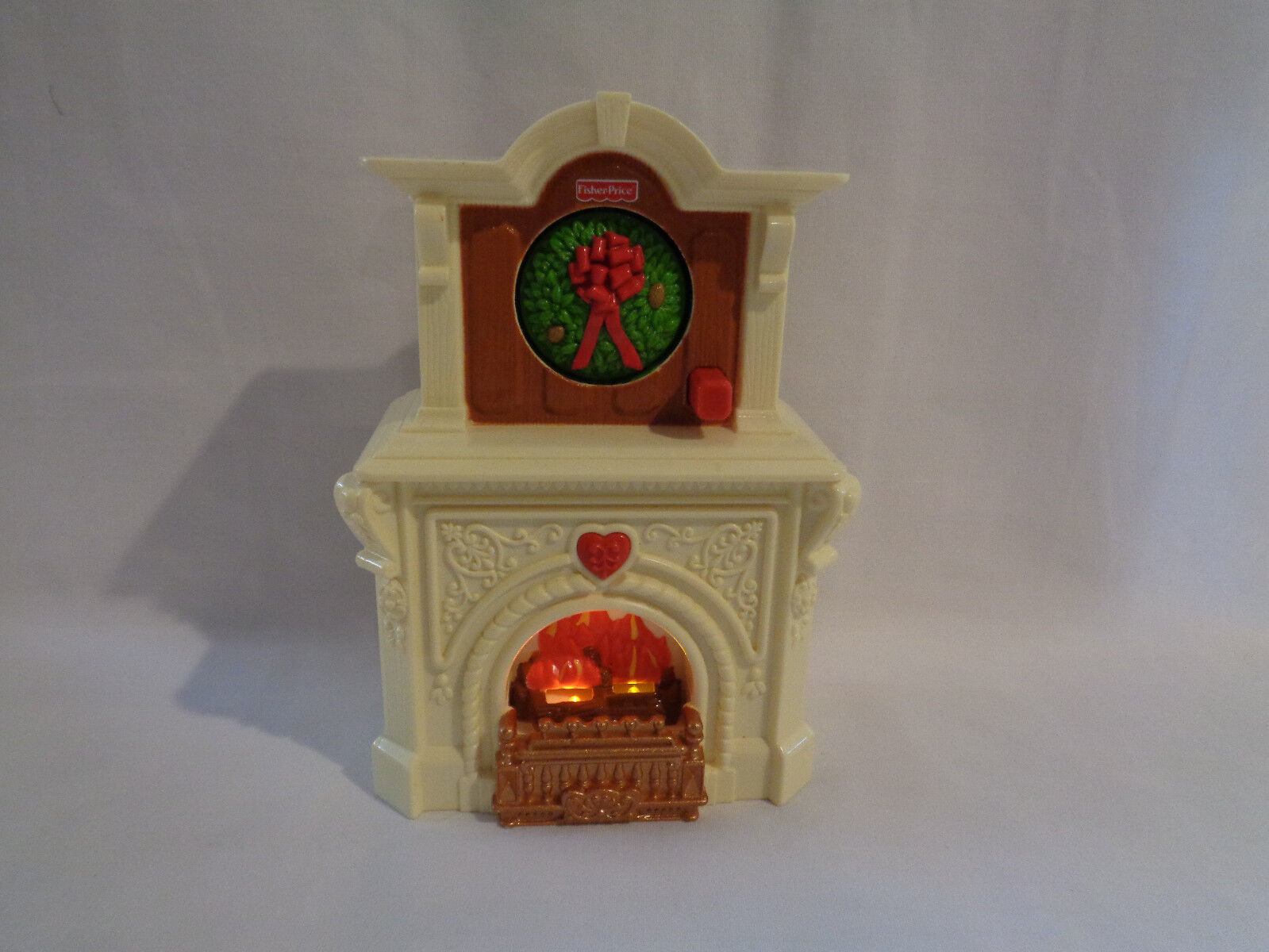 2010 Fisher Price Loving Family Dollhouse Replacement Lightup Musical Fireplace  - $9.25