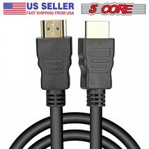 HDMI Cable 6 Feet Braided Ultra HD v2.0 High Speed + Ethernet HDTV 2160p 4K 3... - £5.58 GBP