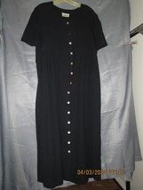 Kathie Lee Collection Black Casual Dress Size XL - £20.10 GBP