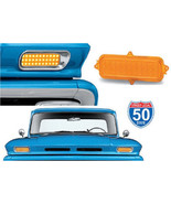 60 61 62 63 64 65 66 Chevy Truck 33 LED Amber Park Turn Signal Light Len... - $39.95