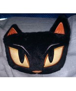 Hyde &amp; Eek! Whimsical BLACK CAT Toss Pillow New - $18.88