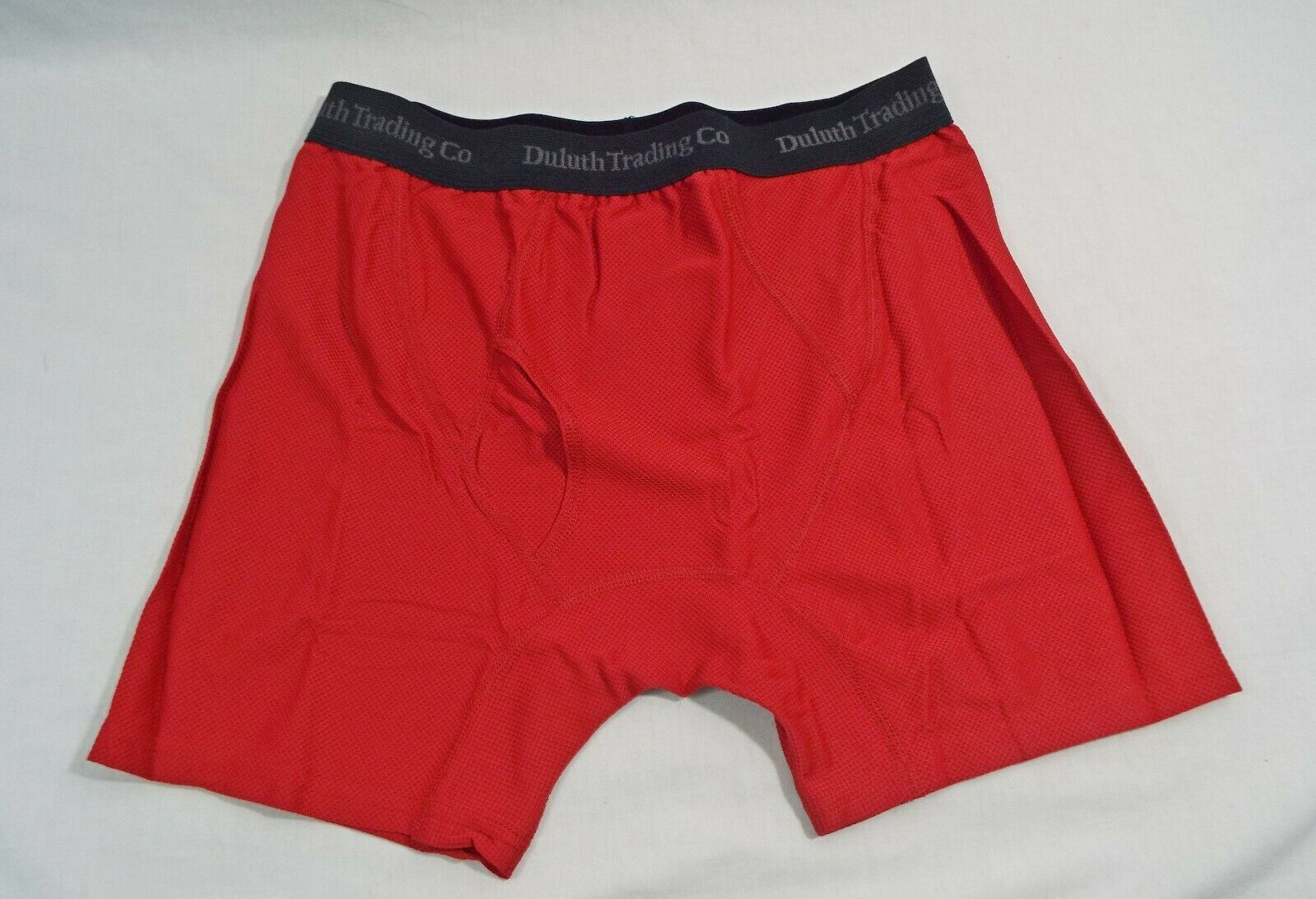 1 Pair Duluth Trading Co Buck Naked Performance Boxer Briefs Classic Red 76015