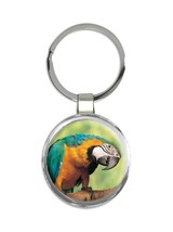 Macaw : Gift Keychain Bird Parrot Nature Tropical Brazil Mexico Costa Rica - £6.28 GBP