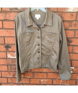 Spring/Summer Light Weight Brown Jacket with some Stretch Size M - $355.42 MXN