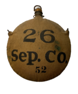 U.S. SPANISH AMERICAN WAR, M1878 CANTEEN, 26TH SEPARATE COMPANY - €115,14 EUR