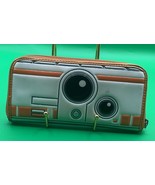 Rare Disney Loungefly X Star Wars Bb-8 The Force Awakens Zip Around Wallet - $38.12