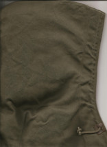 Excellent Condition 1952 Dated Korean War US Army Green Under Helmet Jacket Hood - $12.00