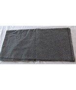Gray Woven Wool Fabric 56&quot; wide x 1.5 yards &amp; 1.3 yards (2 pieces) - £38.88 GBP