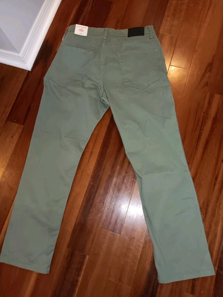 LUCKY BRAND 410 ATHLETIC SLIM LIGHT GREEN DENIM JEANS STRETCH  34X30 $99... - $39.59