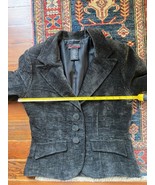 Vintage Hot Kiss tailored short Jacket black L Excellent condition - $580.96 MXN