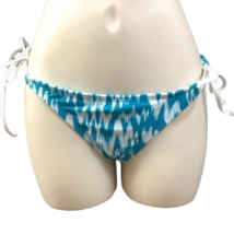 Xhilaration Womens Bikini Swim Bottom Multicolor Turquoise Adjustable Ti... - £9.51 GBP