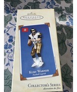 Vintage Hallmark Keepsake Ornament Kurt Warner St Loius Rams Football Ch... - $5.48
