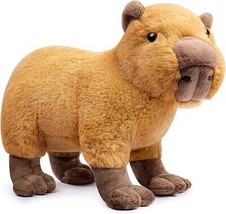 Simulation Capybara Plush Toy Soft Real Life Rodent Simulation Plush Toys Lifeli - £34.87 GBP