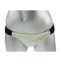 Victorias Secret off white black polkadot Swimsuit bikini Bottoms Xs ext... - $12.37