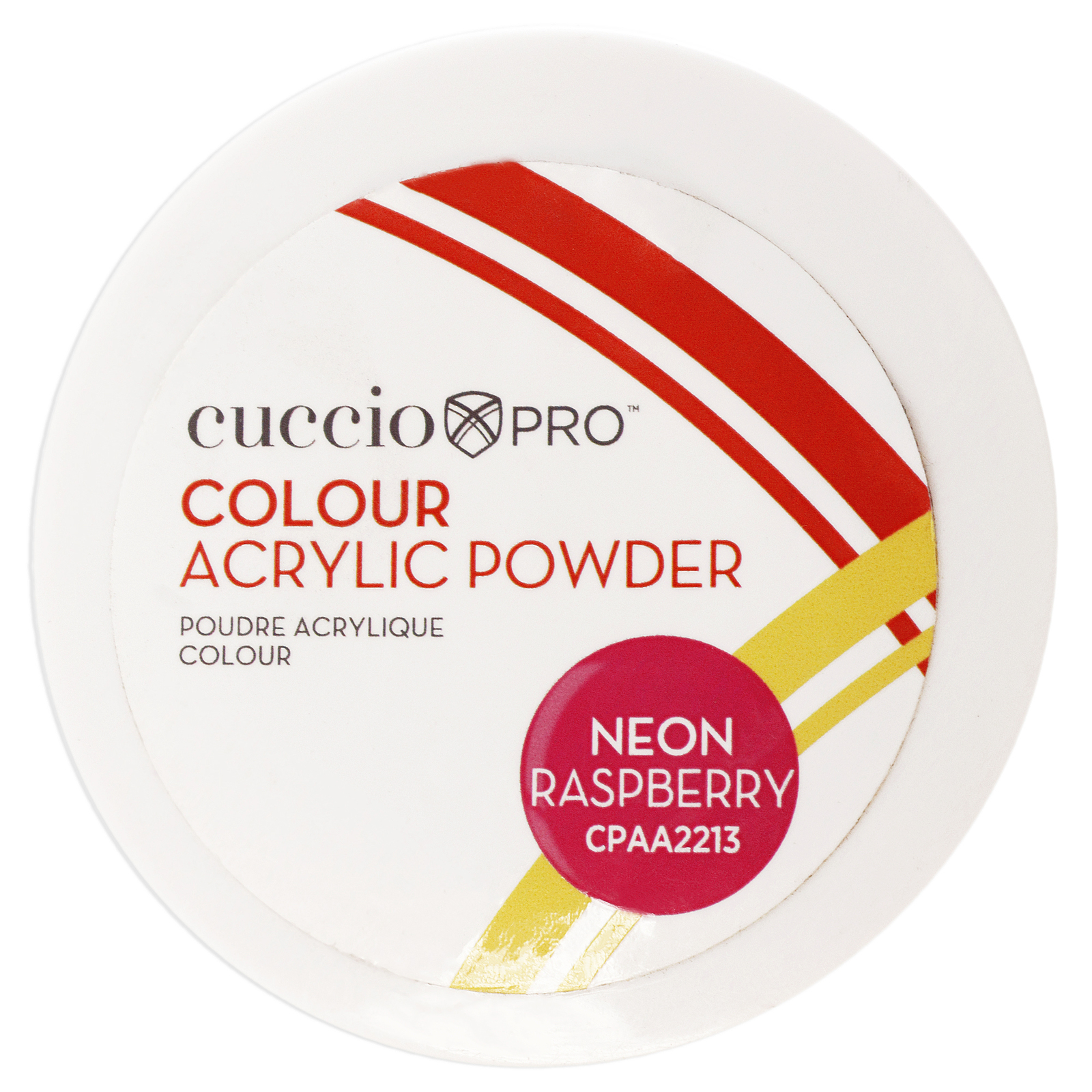Colour Acrylic Powder - Neon Raspberry Acrylic Powder BY Cuccio Pro - $13.31