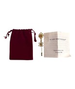 Gold Key Style Brooch Scarf Pin For Chains Braid Belt Ribbon By Vivienne... - $37.39