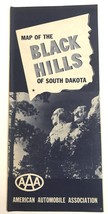 1947 AAA Map Of The Black Hills South Dakota Brochure  - £12.67 GBP