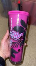 Starbucks 2021 Christmas Holiday Color Changing Cold Cup Tumbler 24oz - £30.33 GBP