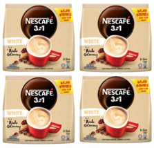 4 Packs of Nescafe White Coffee Original 15 sticks Malaysia Coffee - $74.24