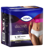 TENA Discreet Blanc Low Waist Underwear 8 Pants – Large - $115.81 CAD