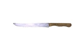 Ekco Eterna Waverly Serrated Edge Knife Stainless Carving Slicing 7.75&quot; Blade US - £8.47 GBP