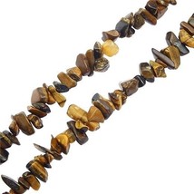 Tiger Eye Nugget Beads Chip Amber Jewelry Making Supplies Gemstone Bulk 450pcs - £14.23 GBP